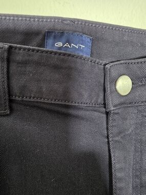 GANT Dark Navy Cotton Pants